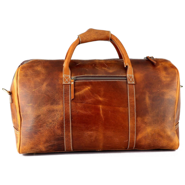 Leather Duffel Bag for Men - Image 5