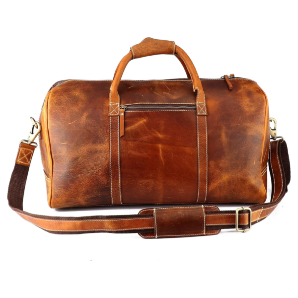 Leather Duffel Bag for Men
